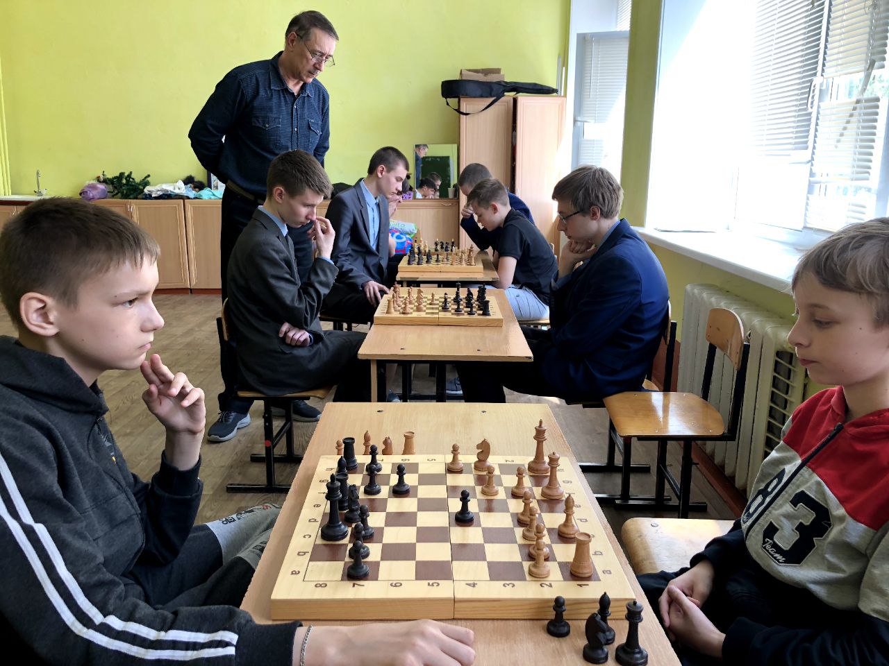 Общелицейский шахматный турнир.