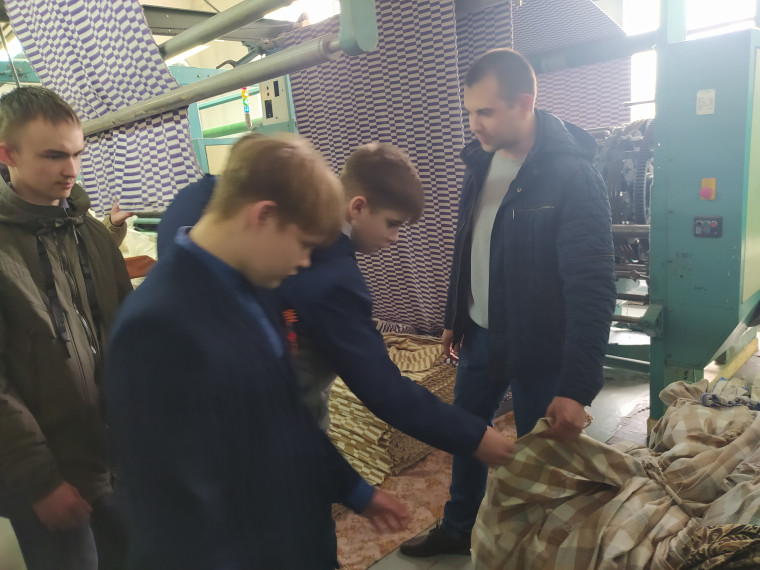 Экскурсия на Краснослободскую прядильно-ткацкую фабрику.